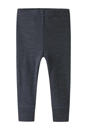 wollen babybroek donkerblauw