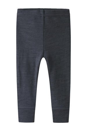 wollen babybroek donkerblauw