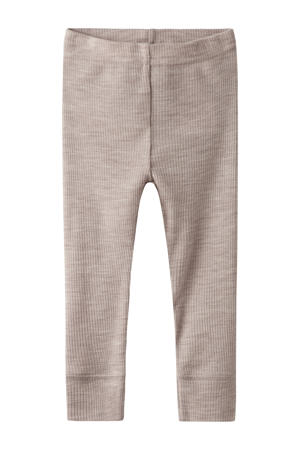 wollen babybroek grijsbruin