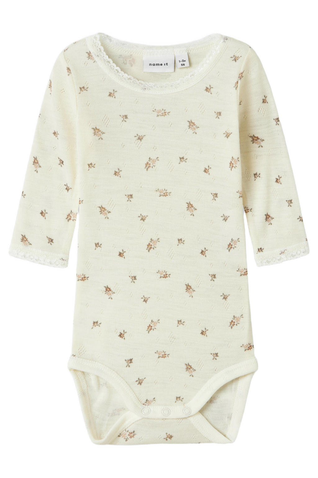 NAME IT BABY wollen romper NBFWANG offwhite