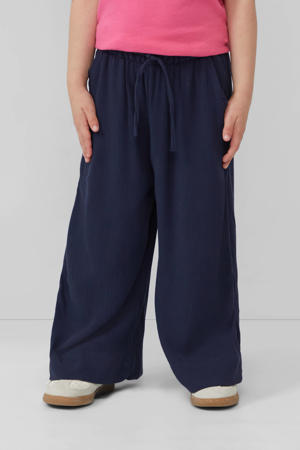 casual broek donkerblauw