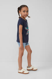 thumbnail: s.Oliver T-shirt donkerblauw met pailletten