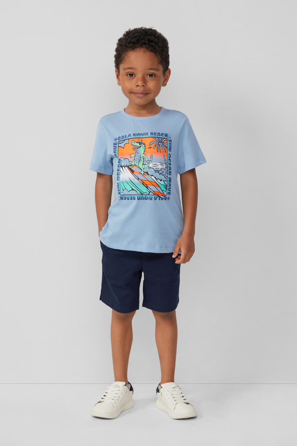 s.Oliver T-shirt lichtblauw