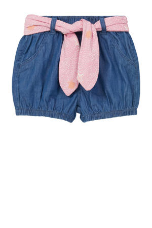 denim short dark blue denim