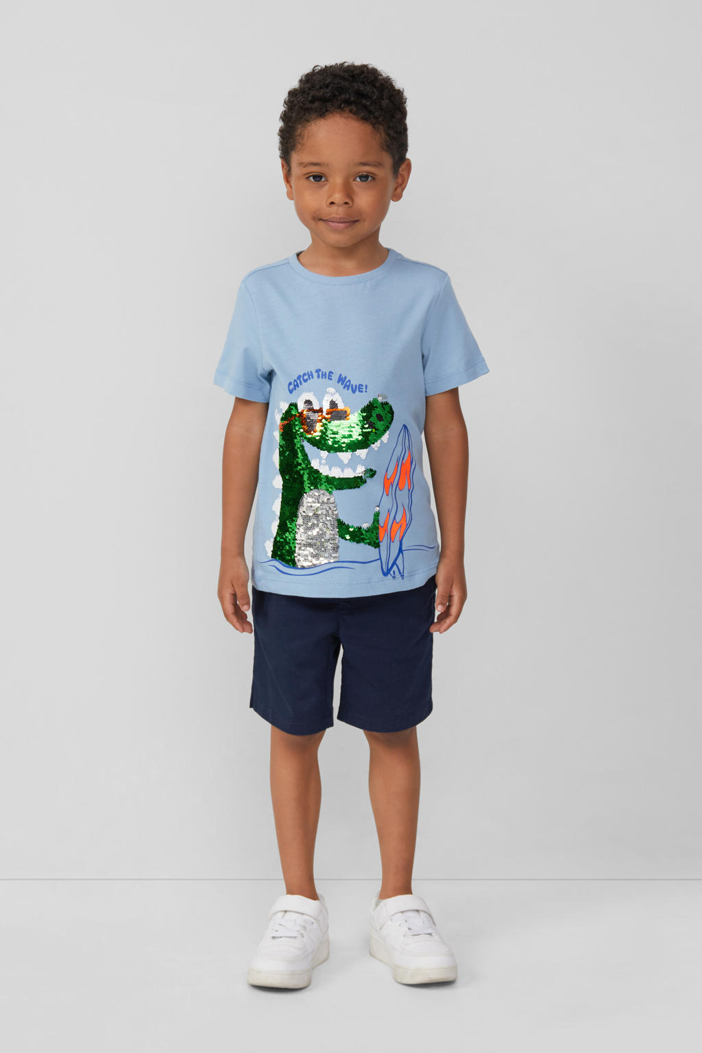 s.Oliver T-shirt lichtblauw
