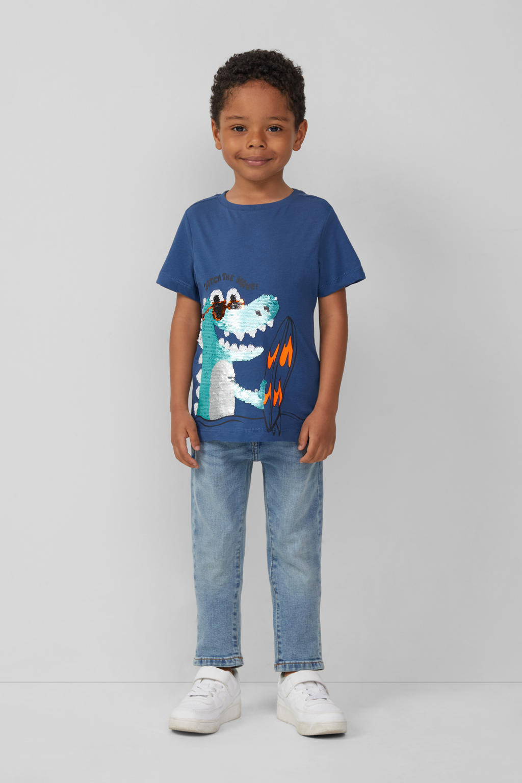 s.Oliver T-shirt donkerblauw