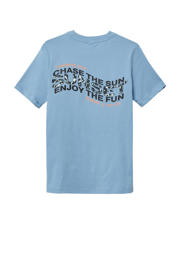 thumbnail: Lichtblauwe jongens s.Oliver T-shirt van katoen met backprint, korte mouwen en ronde hals