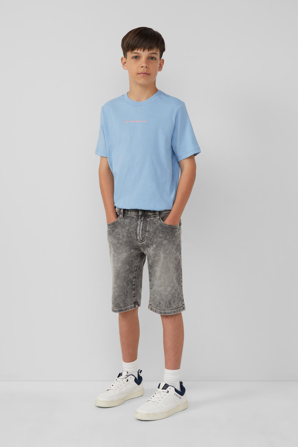 s.Oliver T-shirt lichtblauw