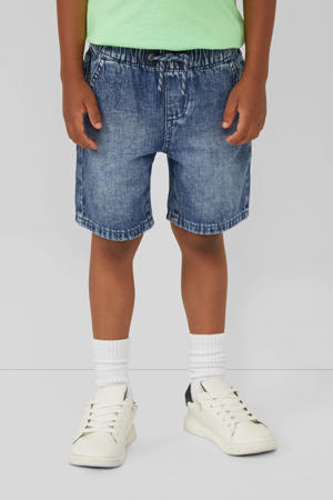 denim short medium blue denim