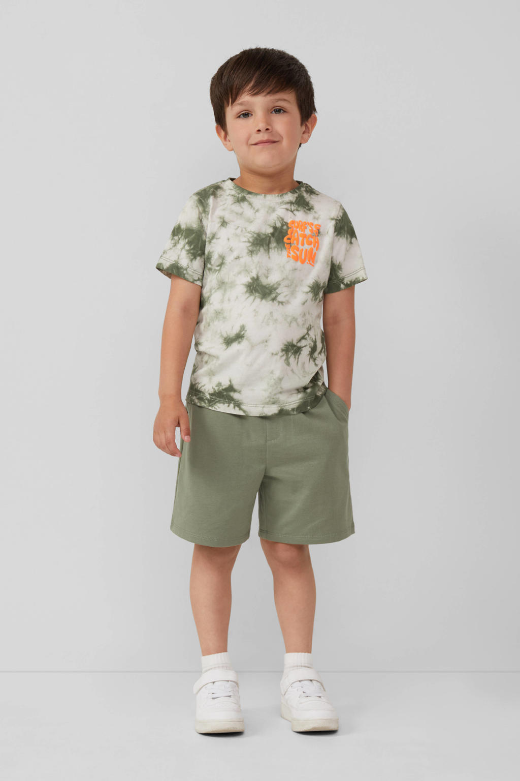 s.Oliver sweatshort donkergroen