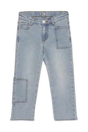 loose fit jeans light blue denim