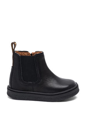 Phillip leren enkelboots zwart