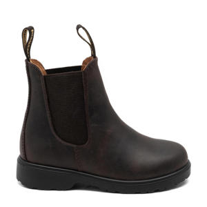 Kim  leren chelsea boots donkerbruin