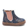Bisgaard Siggi leren enkelboots blauw/roze