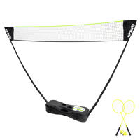 thumbnail: Virtufit  2-in-1 Portable Badminton- en Tennis Set