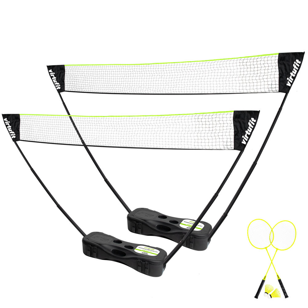 Virtufit  2-in-1 Portable Badminton- en Tennis Set