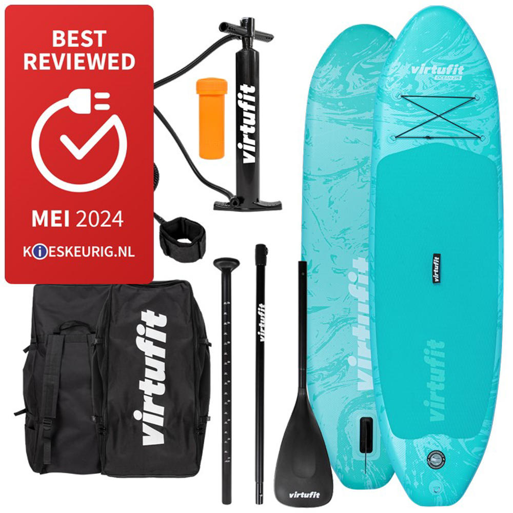 Virtufit  opblaasbaar supboard Ocean 275 - Turquoise