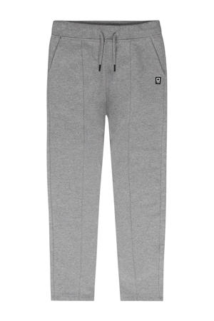 regular casual broek grijs melange