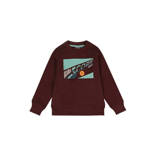 Tumble 'n Dry sweater donkerrood Effen