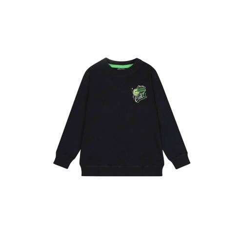 Tumble 'n Dry longsleeve donkerblauw Jongens Stretchkatoen Ronde hals Effen