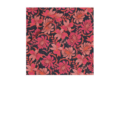 Tumble 'n Dry flared gebloemde casual broek roze Meisjes Stretchkatoen