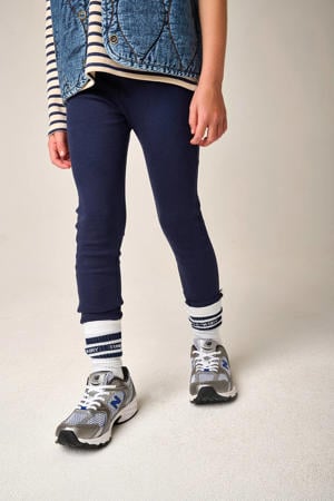 casual broek donkerblauw