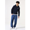 Garcia hoodie met backprint donkerblauw