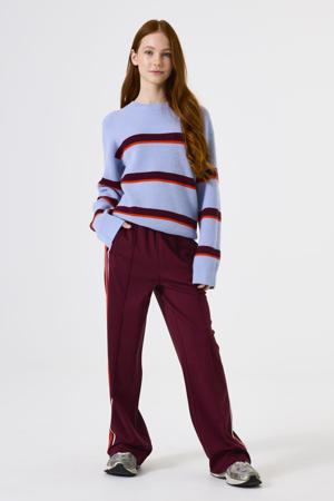 loose sweatpants donkerrood