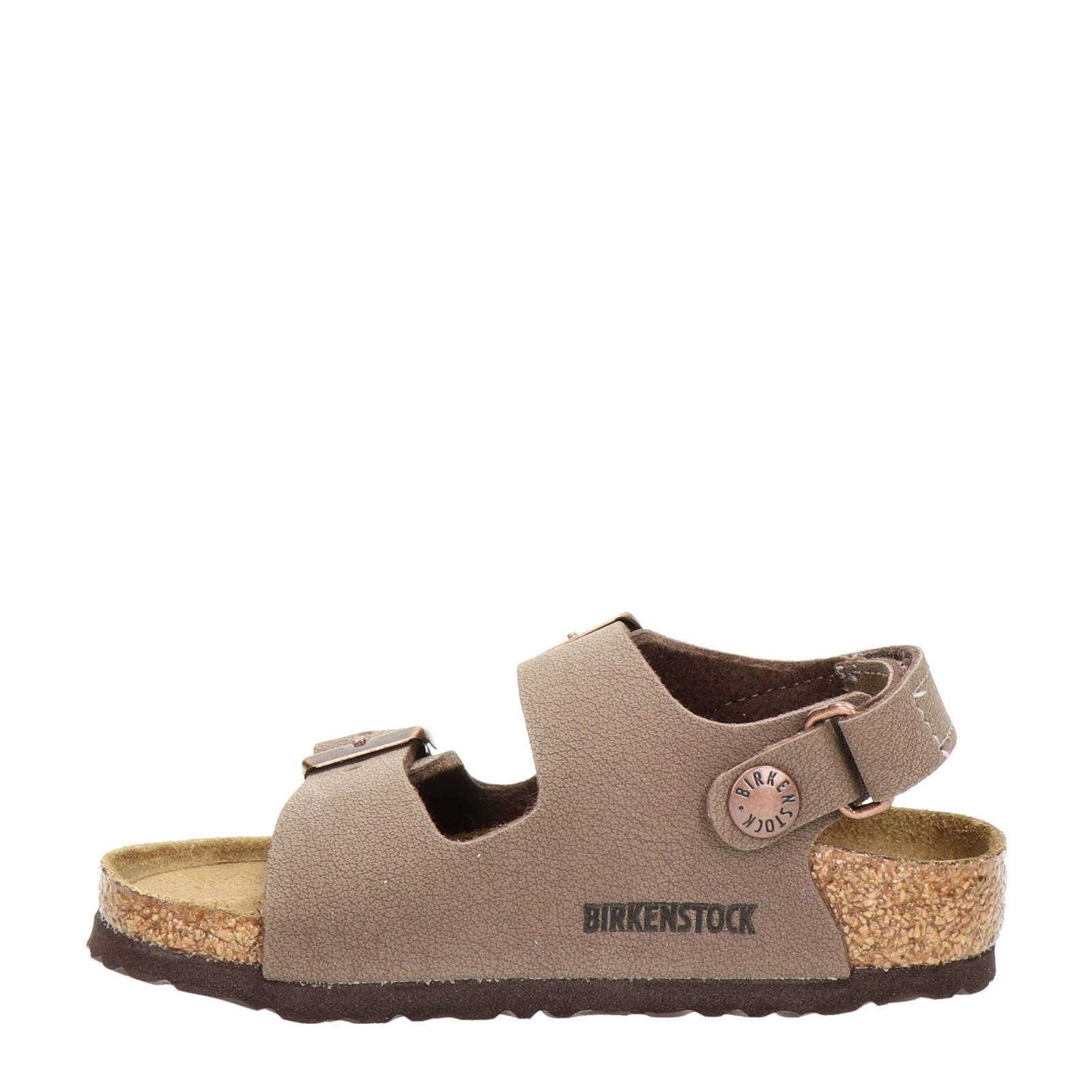 Birkenstock Milano sandalen taupe | kleertjes.com