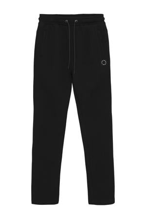 straight joggingbroek zwart