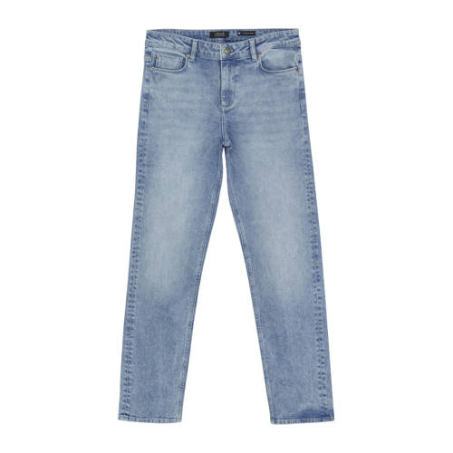 Rellix straight leg jeans light blue denim Blauw Jongens Stretchdenim Effen - maat 176 afbeelding