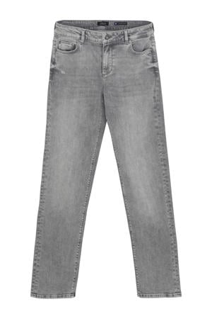 straight leg jeans grey denim