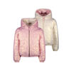 B.Nosy reversible jas winter roze/wit