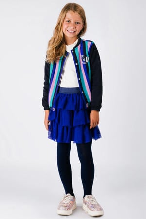 gestreepte sweatvest paars