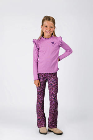 flared flared broek roze