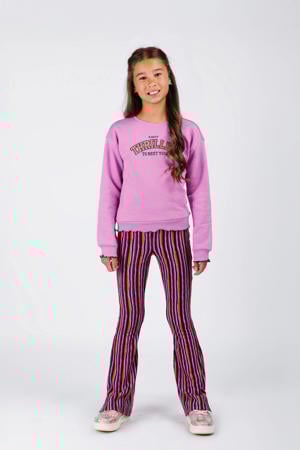flared flared broek roze