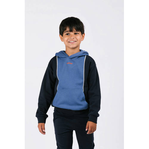 B.Nosy hoodie donkerblauw Sweater Jongens Katoen Capuchon Meerkleurig - maat 158/164 afbeelding