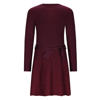 B.Nosy midi jurk met glitter donkerrood