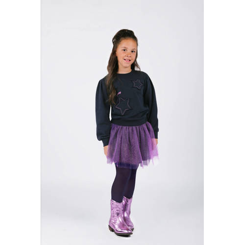 B.Nosy korte rok paars Meisjes Polyester Stip