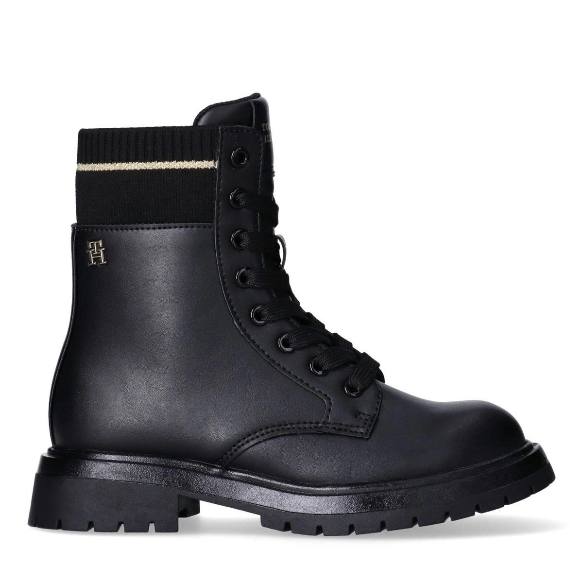 Tommy Hilfiger veterboots zwart