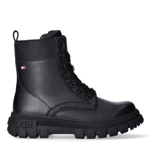 chunky veterboots zwart