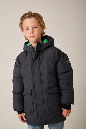 winterjas donkerblauw