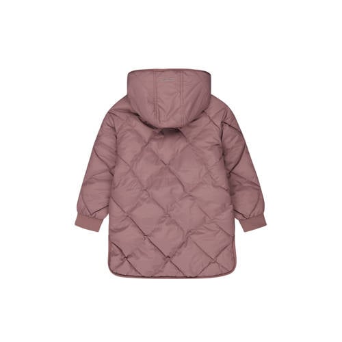 Tumble 'n Dry gewatteerde jas roze Meisjes Polyester Capuchon Effen
