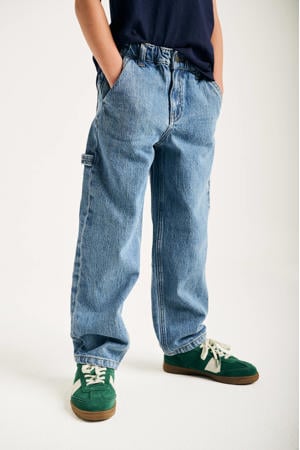 loose fit jeans medium blue denim
