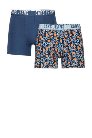   boxershort - set van 2 marineblauw/blauw/oranje