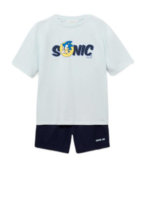   Sonic shortama donkerblauw/lichtblauw