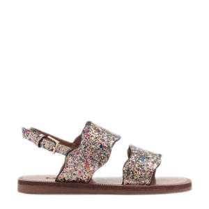   sandalen met glitters roze multi
