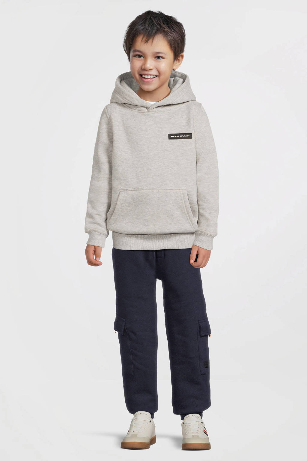 BLACK BANANAS hoodie lichtgrijs