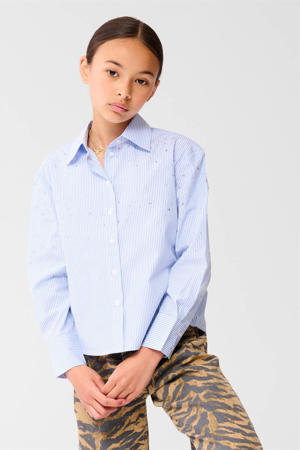 blouse blauw