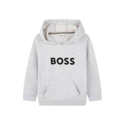 BOSS hoodie grijs Sweater Tekst - maat 152 | Sweater van BOSS afbeelding